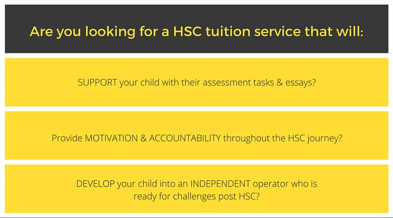 HSC Tuition tutoring coaching service sydney