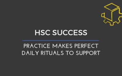 Daily practice makes perfect. Daily rituals to support.