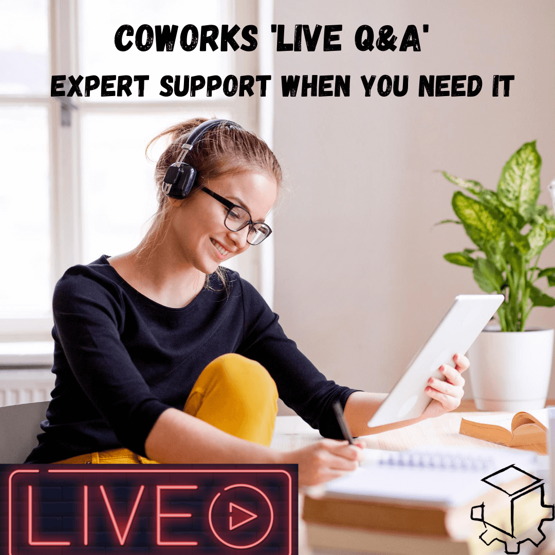 CoWorks 'LIVE Q&A' Any time, anywhere (2)