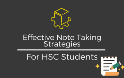 Effective Note Taking Strategies for HSC students