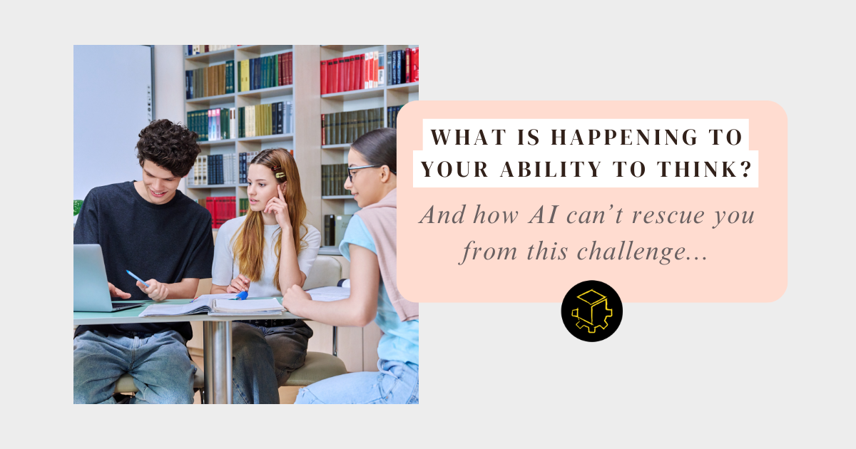 What is happening to the ability to think? - HSC CoWorks