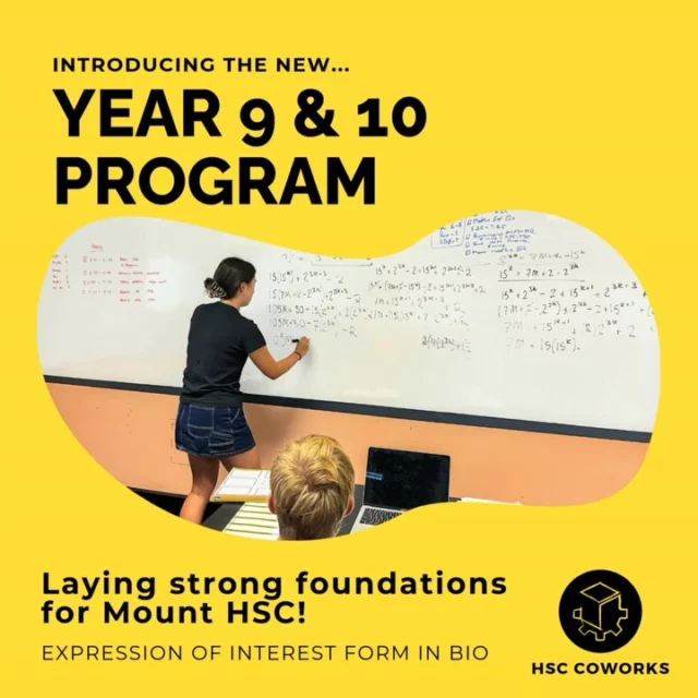 Exciting news! Our Year 9 & 10 Program is launching in 2025! 🥳🚀 Want to learn more? Express your interest via the link in our bio 👆🏼 #hsccoworks #hsccoaching #hscstudytips #year9 #year10