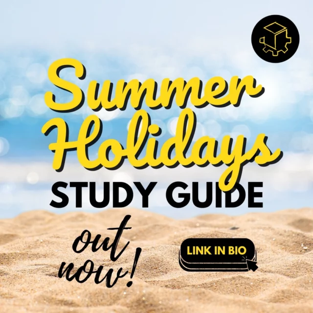 Our Summer Holidays Study guide is here! ☀️🎄🏖 Make the most of your break and get ahead for the big year ahead. Link in Bio 👆🏼